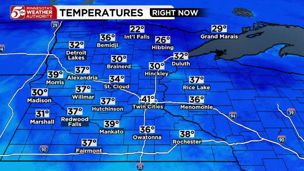 Thursday weather: Mostly sunny and cool temps — KSTP 5 — Gopher